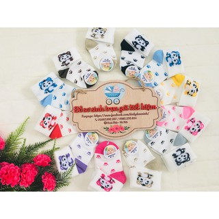 Tất sơ sinh cổ cao cho bé 0-3m