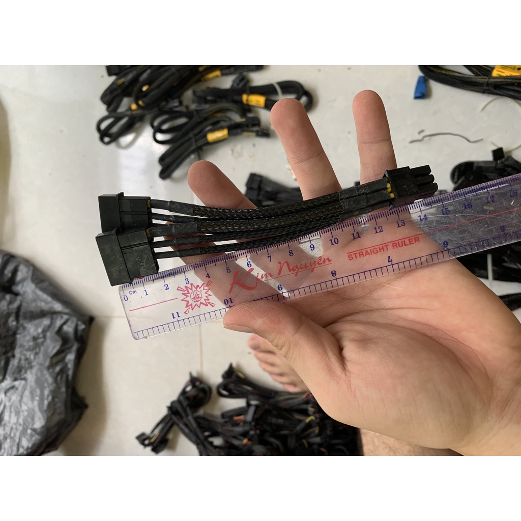 DÂY CÁP NGUỒN ATA SANG 6 PIN PCI | DÂY CÁP 2 ATA SANG 6 PIN VGA