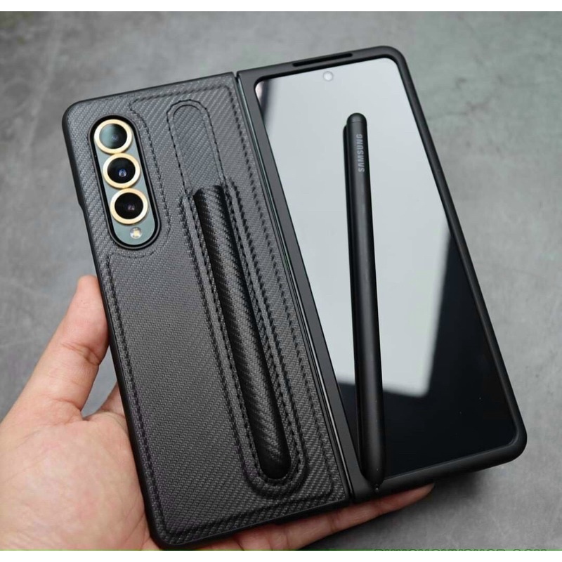 Ốp da kèm khe bút Likgus Z Fold 3