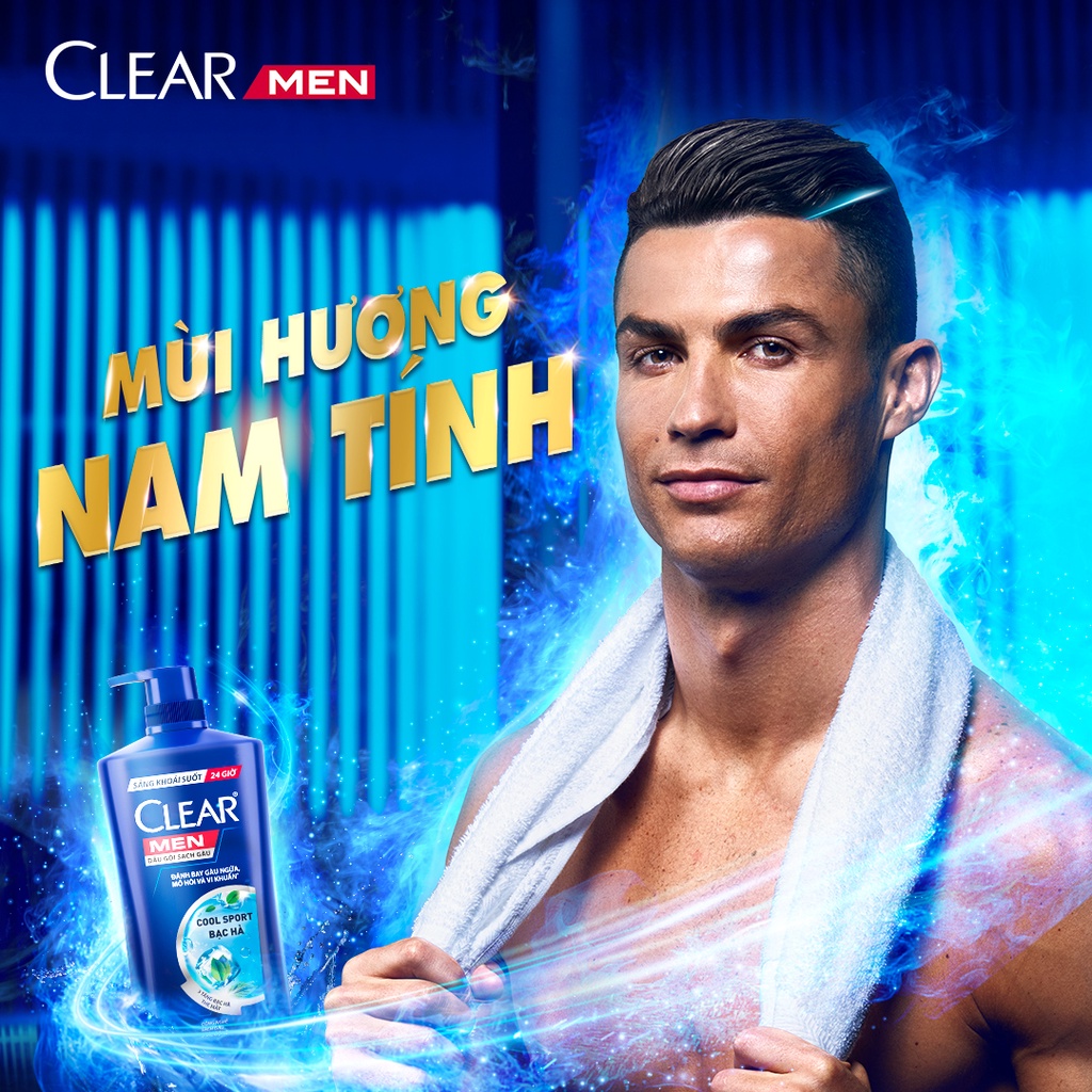 Dầu Gội Đầu Clear Men Deep Cleanse Than Hoạt Tính Đánh Bay Gàu, Ngứa Và Dưỡng Tóc Khỏi Khói Bụi 900G