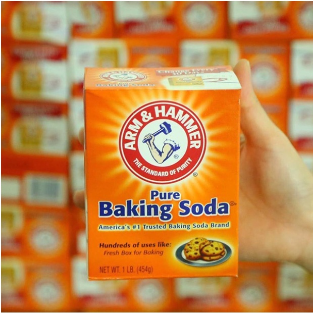 Bột Baking Soda Arm &amp; Harmer - Baking Soda làm trắng răng, làm bánh, tẩy tế bào chết, tẩy rửa 454g - Nhập Khẩu Mỹ