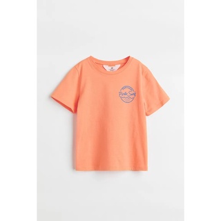 Áo phông trắng/ cam HM H&M_authentic US