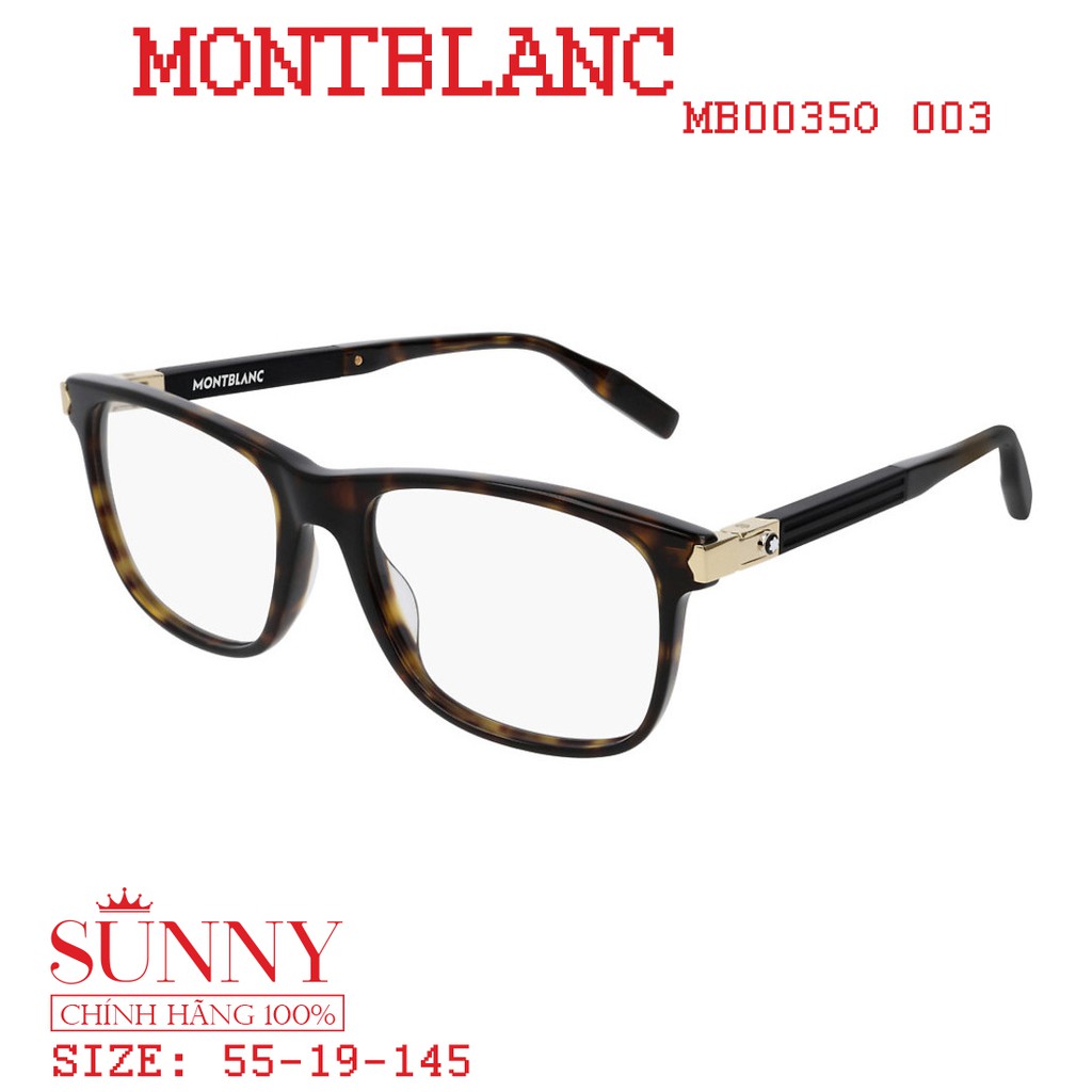 Gọng kính Montblanc MB0035O chính hãng, bảo hành toàn quốc
