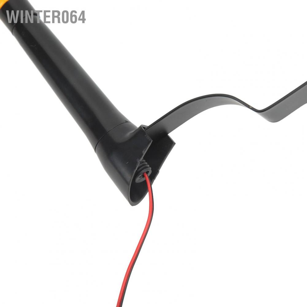 Winter064 Đèn hình roi 2 chiếc cột cờ ăng ten sáng màu hổ phách dài 340mm cho ATV UTV