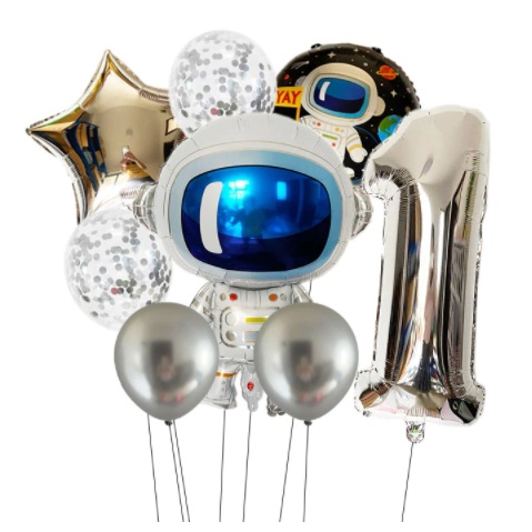 Set bóng số + bóng hình trang trí sinh nhật, chụp hình... đơn giản, dễ thương