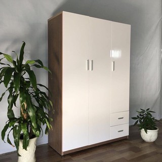 Tủ quần áo nhựa 3 cánh không cong vênh, không ẩm mốc mối mọt 185 x 125 x 45 cm - Tủ Nhựa Hoa Sen