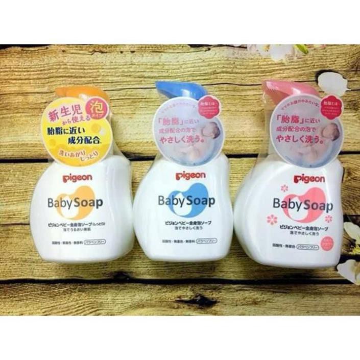 Sữa Tắm Gội PIGEON Baby Soap Nhật Bản | Sữa Tắm Pigeon Cho Bé - 500ml