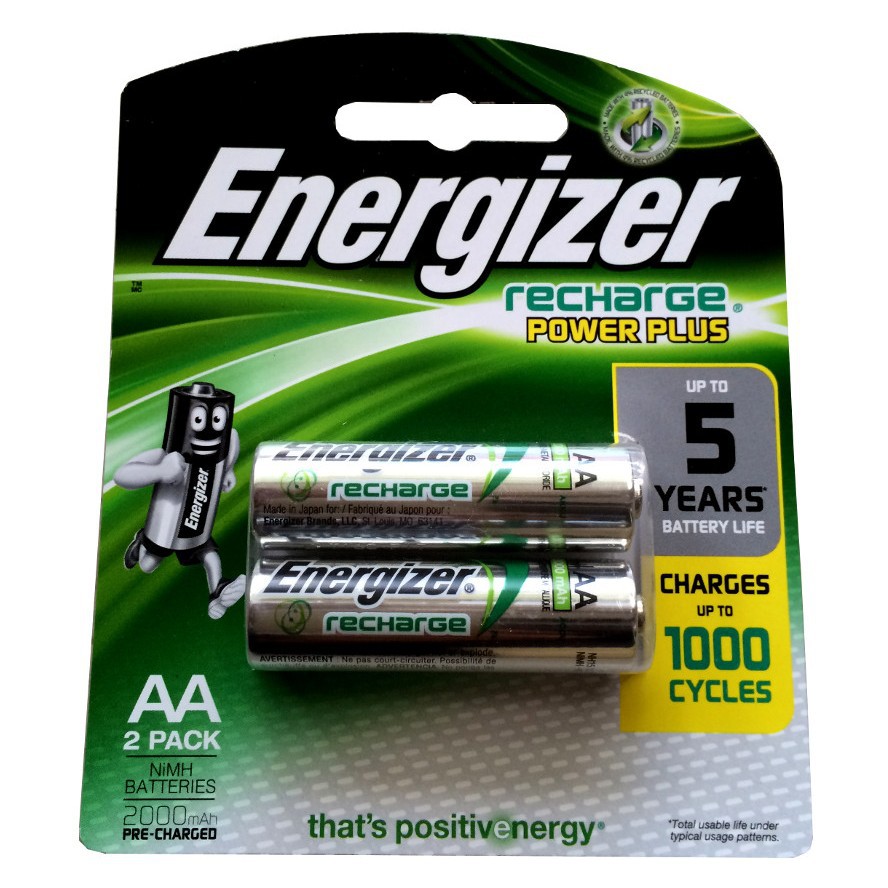 [RẺ NHẤT SHOPEE] ( FREESHIP 40K ĐH TỪ 99K TOÀN QUỐC ) Pin sạc Energizer AA (2A) 2000 mAh 1.5V chính hãng