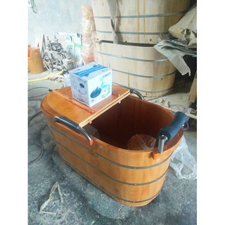 Bồn tắm và xông hơi ⚡ CAO CẤP ⚡ bồn tắm dài có gối đầu,tay vịn đệm inox