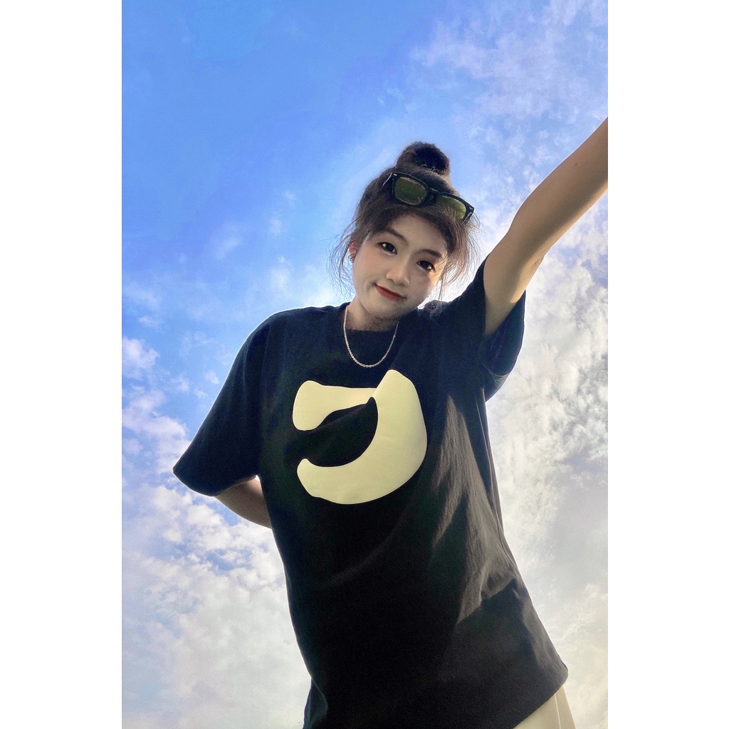 Áo Thun Nữ Ngắn Tay In Chữ Phong Cách retro