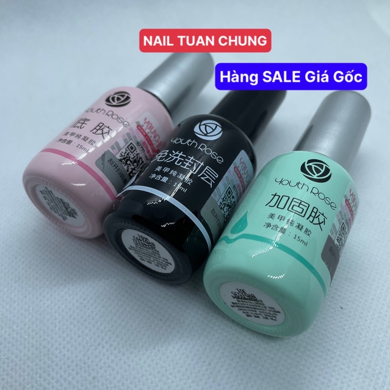 [Chính Hãng] Base , Top , Cứng Móng , Bond Aid Hoa Hồng , Bộ Liên Kết YOUTH ROSE