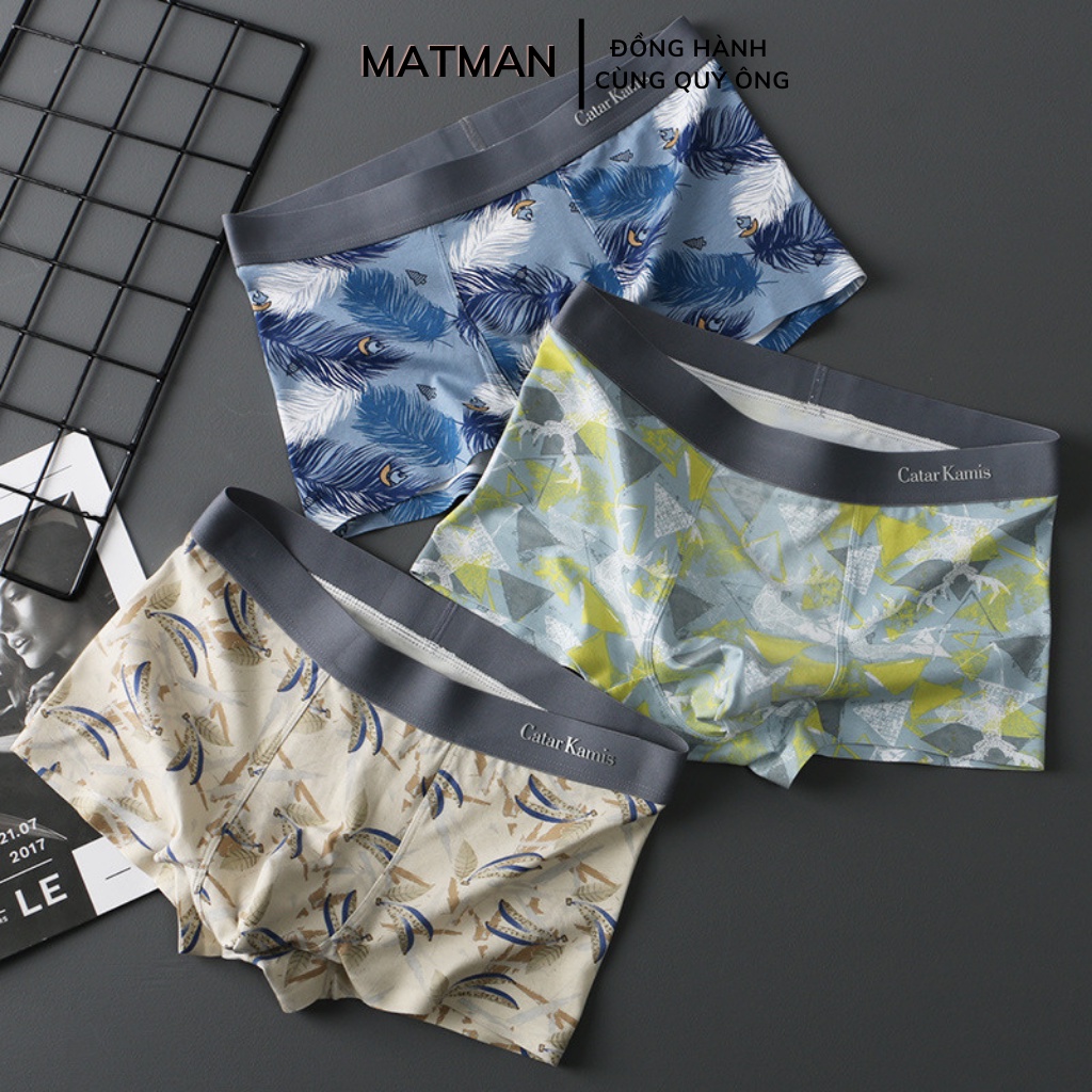 Quần lot nam quần boxer MATMAN thun lạnh thoáng khí thoải mái thời trang
