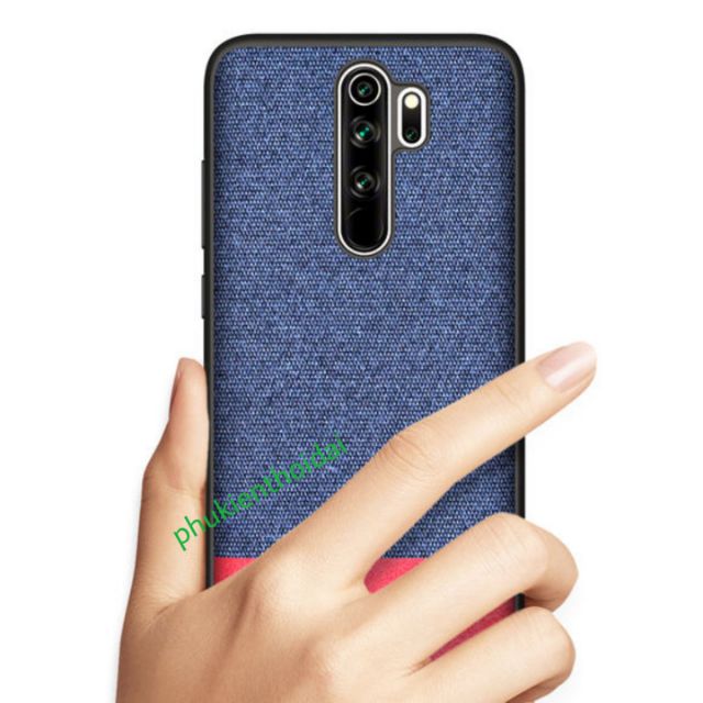 Ốp lưng Redmi Note 8 Pro chống sốc Vải Da thời trang cao cấp