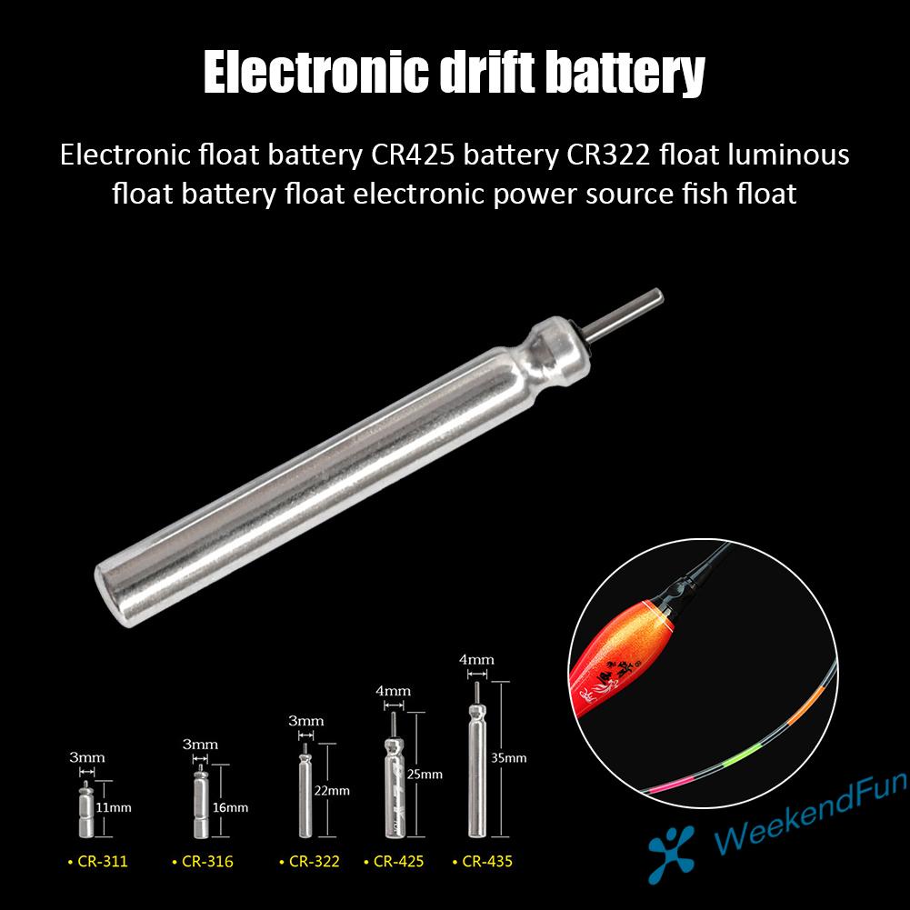 Set 10 Phao Câu Cá Dạ Quang Cr322 Cr42 Pin Lithium