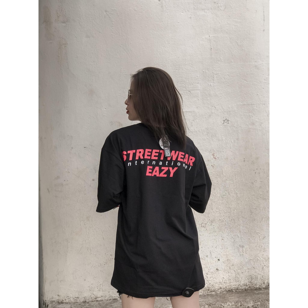 Áo thun tay lỡ UNISEX freesize phông form rộng SWE STREETWEAR - Ulzzang mặc cặp, nhóm, lớp - GIN STORE