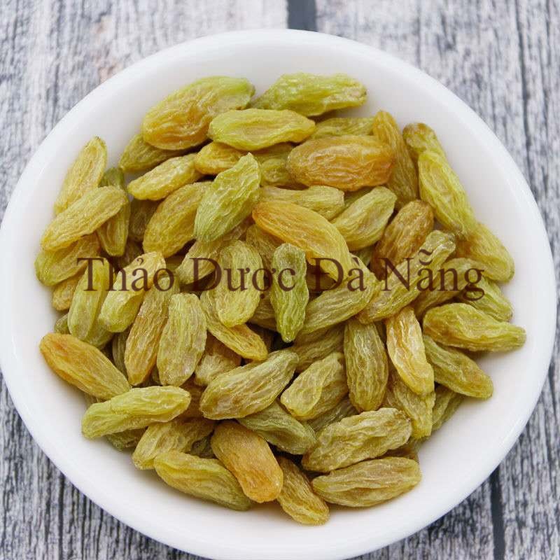 Nho Khô vàng Ấn Độ loại ngon 100 gram.