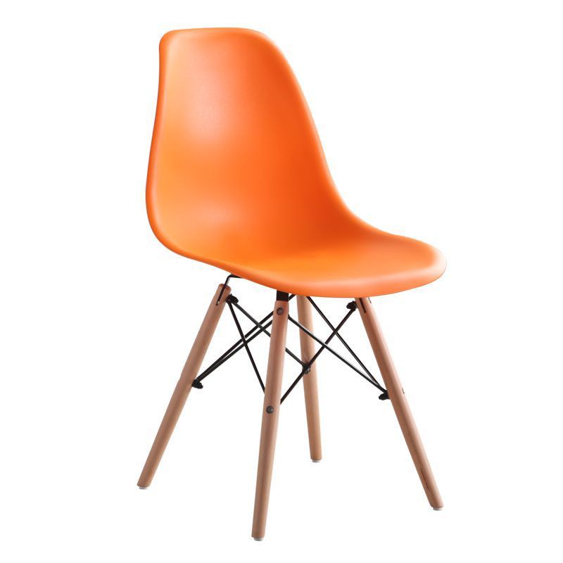 Ghế Eames tối giản hiện đại Bắc Âu đẩu sáng tạo bàn văn phòng tựa lưng ăn gỗ nguyên khối gia dụng