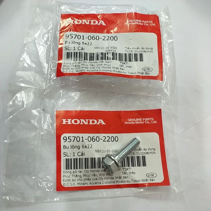 Ốc nắp chao đầu bò Air Blade AB 125 2013 2014 2015 Click Vario 2016 PCX Lead 125 Sh mode