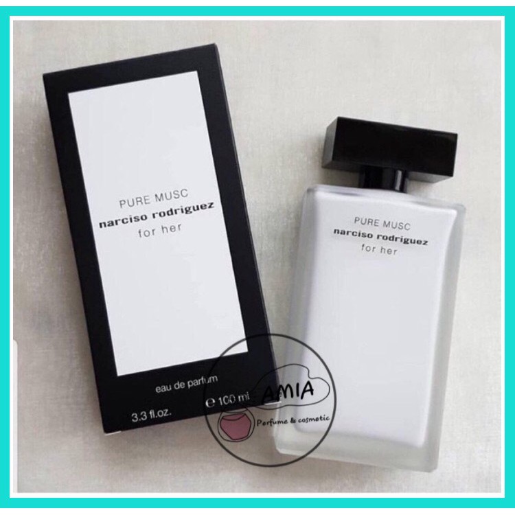 Nước Narciso Trắng, Narciso Rodriguez Pure Musc New 2019 EDP – Mật mã của sự gợi cảm XT74
