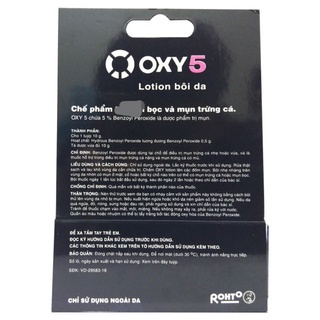 Lotion Bôi Da OXY5 / OXY 10 [Hộp 1 tuýp 10g]