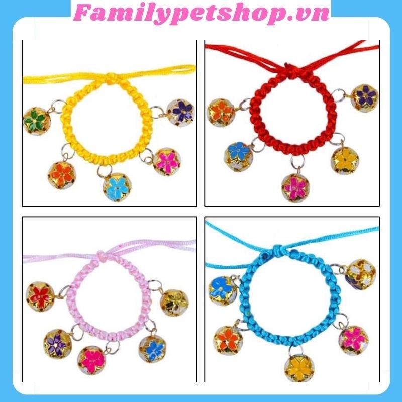 Vòng cổ cho chó mèo thú cưng nhiều màu sắc xinh xắn-familypetshop.vn