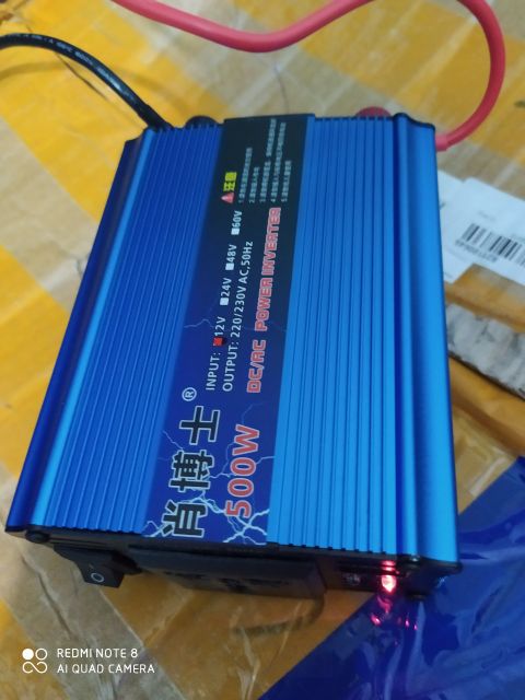 INVERTER ĐẢO ĐIỆN 12V RA 220V 500W