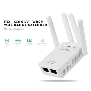 Kích sóng wifi 4 râu PIX – LINK  - cực mạnh (trắng)