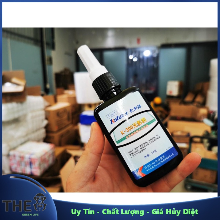 Keo UV Kafuter K300 Trong Suốt Dán Kính ,Dán Mica ,Dán Kính Với Inox 50ml Tặng Kèm Đèn UV ---Uy Tín - Chất Lượng -