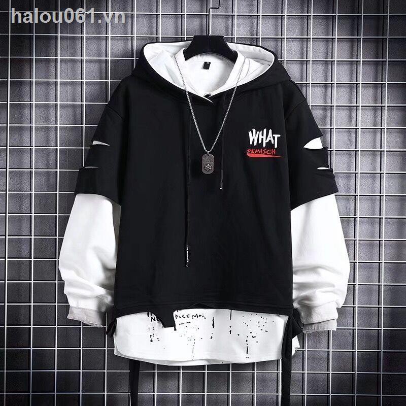 Áo Hoodie Dáng Rộng Có In Hình Thời Trang Cao Cấp Cho Nam