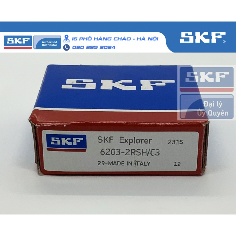 VÒNG BI SKF 6203- 2RSH/C3 chính hãng