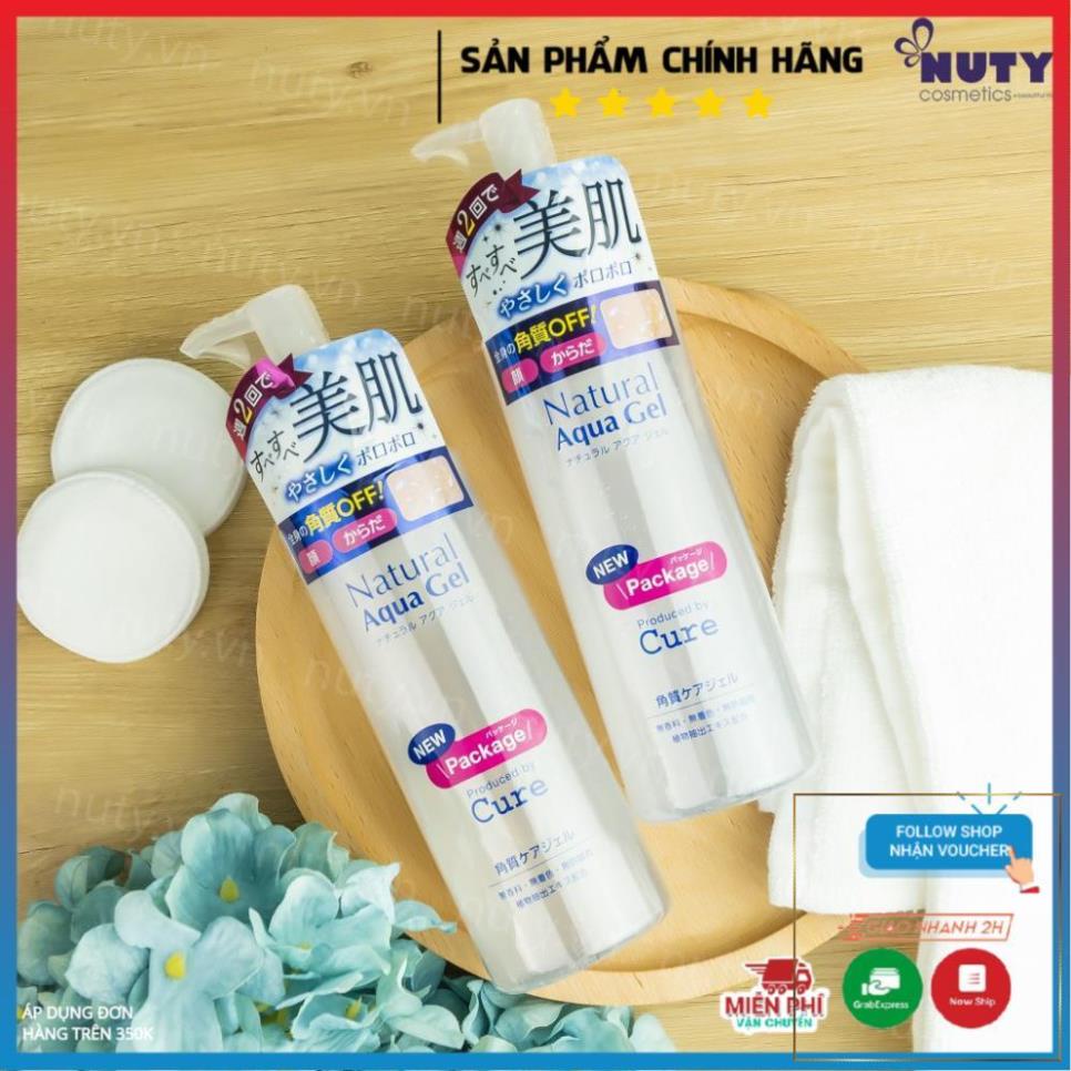 Tẩy da chết Cure Natural Aqua Gel nội địa Nhật Bản 250g _BIBI SHOP