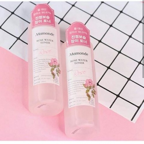 Nước Hoa Hồng FREESHIP Nước Hoa Hồng Mamonde Rose Water Toner cân bằng độ ẩm da 250ml