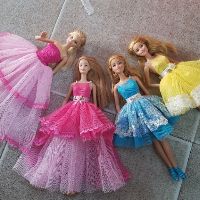 váy búp bê barbie