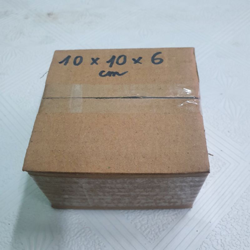 10 hộp Carton 10x10x6 cm