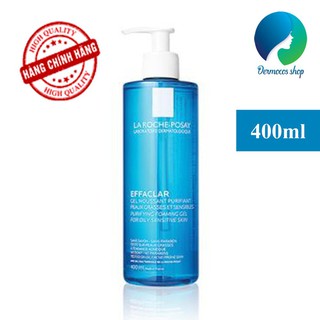 Sữa rửa mặt La Roche Posay Effaclar Purifying Foaming Gel 400ml - làm sạch da nhờn mụn, giảm mụn