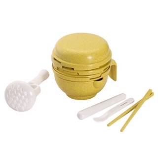 Bộ dụng cụ chế biến thức ăn dặm lúa mạch 9 món