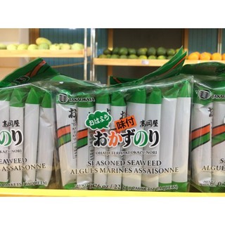 Rong biển ăn liền Takaokaya Ajitsuke Nori nhập khẩu Nhật Bản