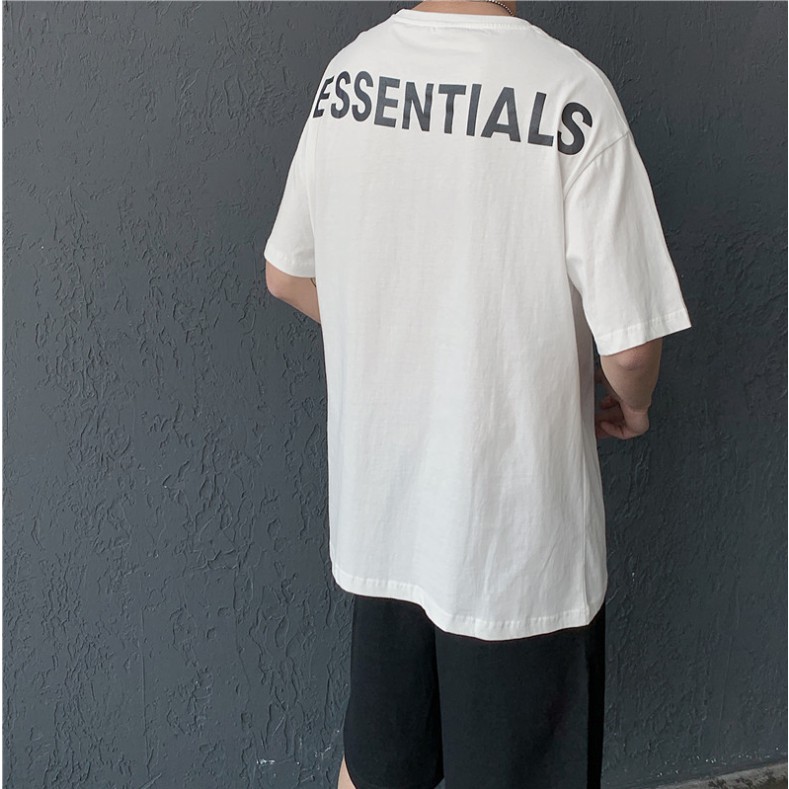 Áo thun nam nữ phản quang EST FOG tay lỡ form rộng hai màu trắng đen basic tee phông oversize local brand | BigBuy360 - bigbuy360.vn