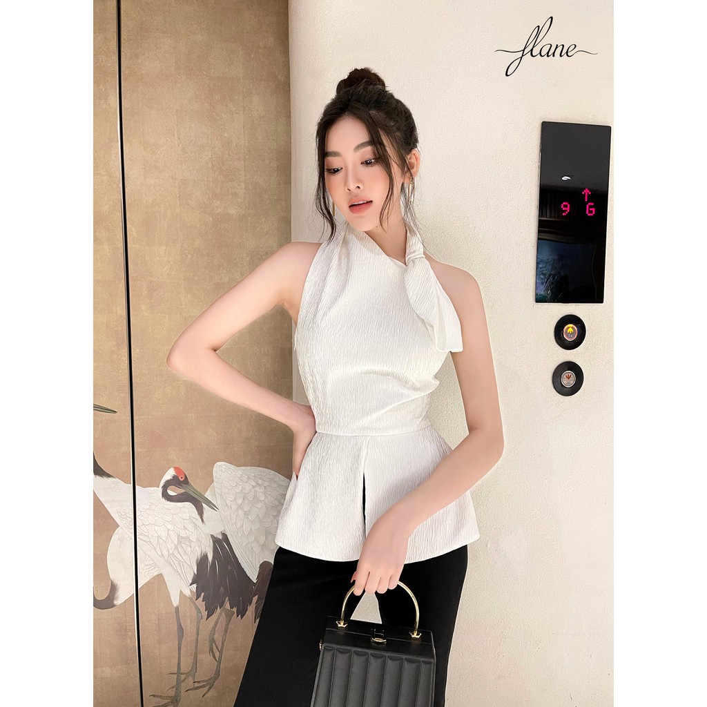 🌤️ thiết kế Flane - áo trắng chất liệu gấm cao cấp
