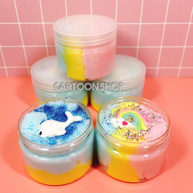 Slime mây hũ 100g