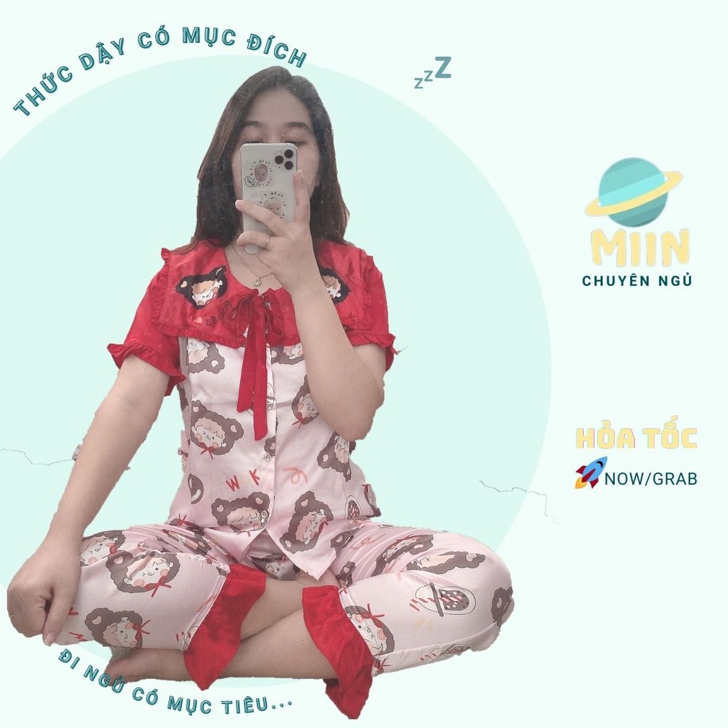 [NGỦ CAO CẤP] BỘ PYJAMA CÔ BÉ CUTE - CHẤT LIỆU LATIN CAO CẤP - PHIÊN BẢN ĐÁNG YÊU