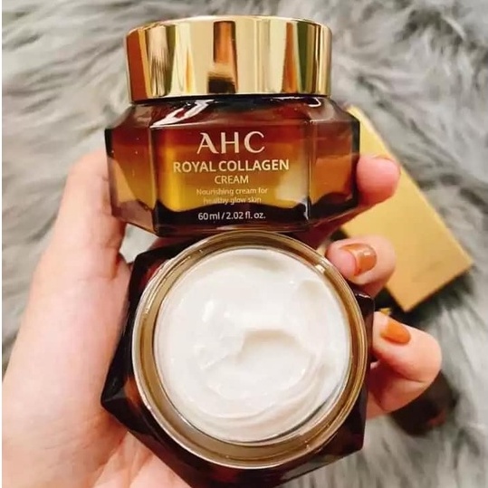 Kem dưỡng ẩm làm sáng mờ nếp nhăn chống lão hoá AHC Royal Collagen Cream 60ml