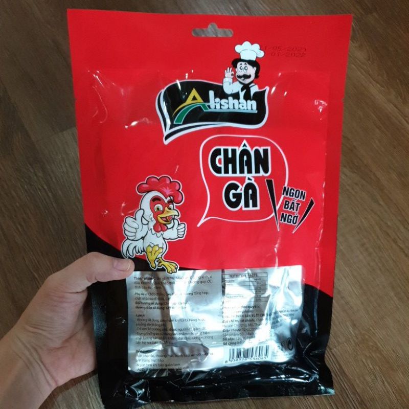 chân gà cay Việt nam alishan đóng gói 5 chân /túi | BigBuy360 - bigbuy360.vn