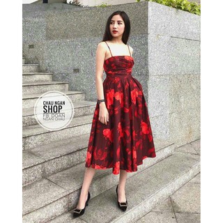 Đầm maxi cúp 2 dây
