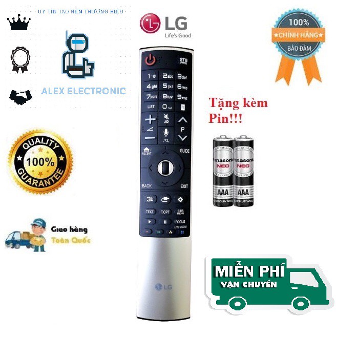 Điều khiển tivi LG giọng nói MR700 dùng cho các dòng tivi 2014,2015,2016 oled- Hàng mới chính hãng 100% Tặng kèm Pin