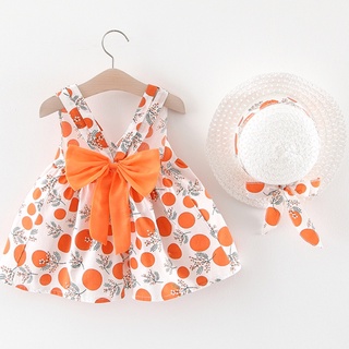 Váy cho bé gái sành điệu vải mềm mát cho bé 6-24M