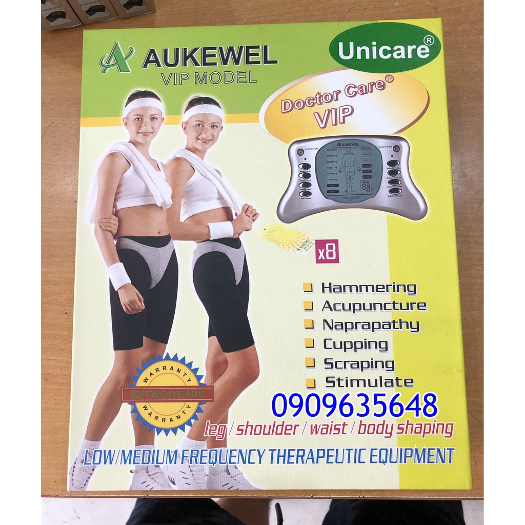 Máy massage xung điện Aukewel AK-2000 III 8 miếng