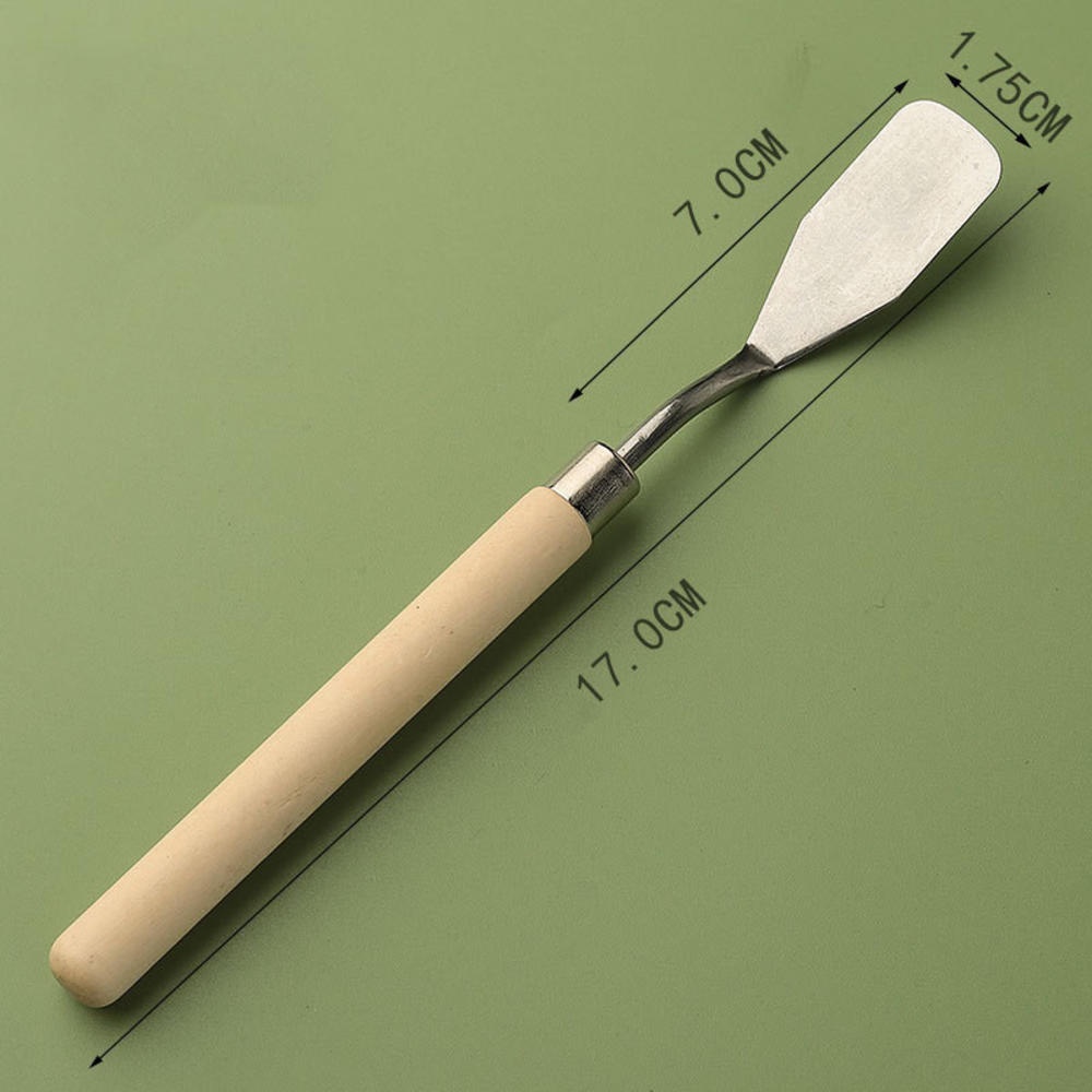 Set 7 Dao Trộn Màu Sơn Dầu Bằng Thép Không Gỉ