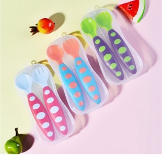 Set thìa dĩa ăn dặm cho bé a0049