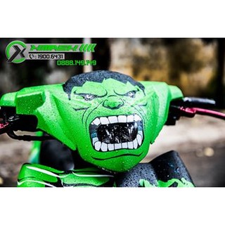 Decal Tem Trùm Xe Exciter 135 Mẫu Hulk